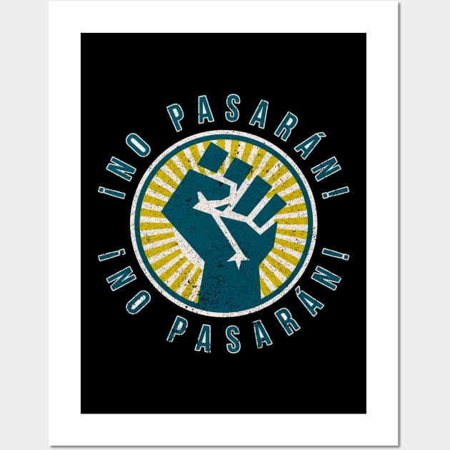 No Pasaran Wall Art by n23tees